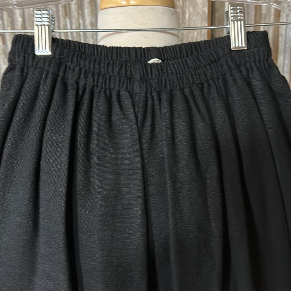 Very unique Chinese embroidery black cotton pants approximate size M - Picture 5 of 7